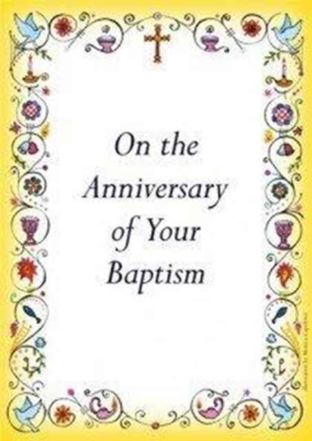 Anniversary of Baptism Card, Cards Book