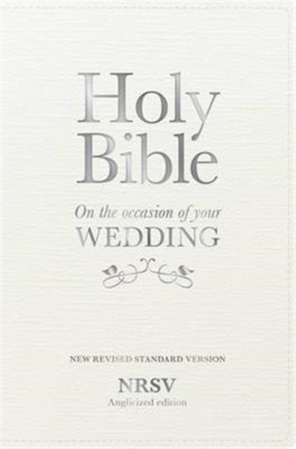 Holy Bible NRSV Wedding Gift, Hardback Book