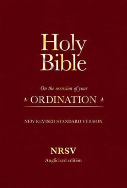 Holy Bible: Ordination Gift Edition, Leather / fine binding Book