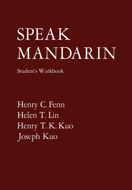 Speak Mandarin, Workbook, Paperback / softback Book