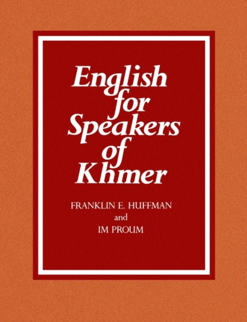 English for Speakers of Khmer, Paperback / softback Book