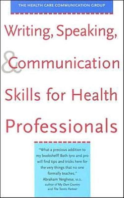 Writing, Speaking, and Communication Skills for Health Professionals, Paperback / softback Book