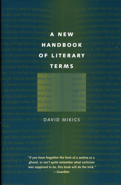 A New Handbook of Literary Terms, Paperback / softback Book