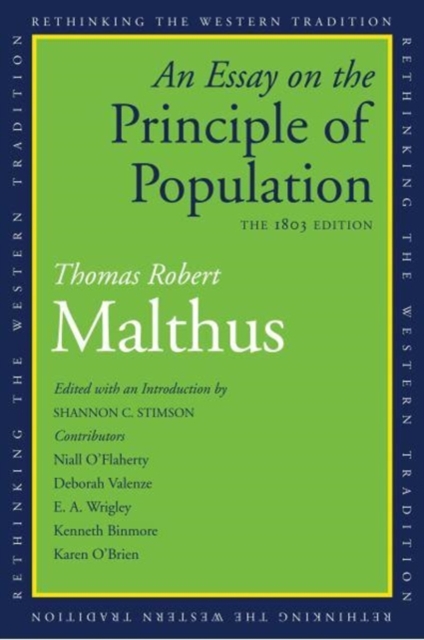 An Essay on the Principle of Population : The 1803 Edition, Paperback / softback Book