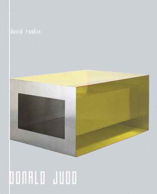 Donald Judd, Paperback / softback Book