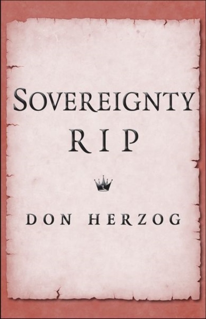 Sovereignty, RIP, Hardback Book