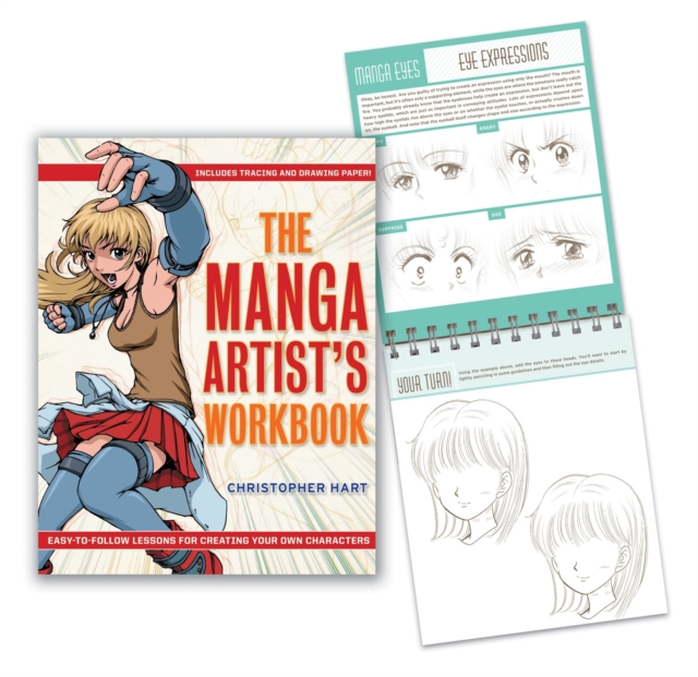 The Manga Artist's Workbook : Easy-to-Follow Lessons for Creating Your Own Characters, Diary or journal Book