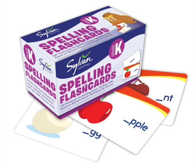 Kindergarten Spelling Flashcards : 240 Flashcards for Building Better Spelling Skills Based on Sylvan's Proven Techniques for Success, Cards Book