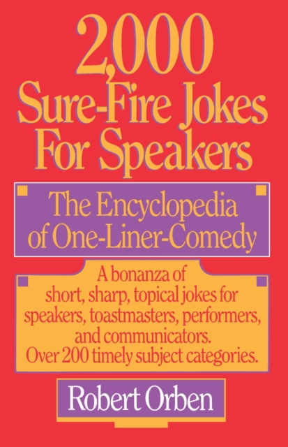 2,000 Sure-Fire Jokes for Speakers, EPUB eBook
