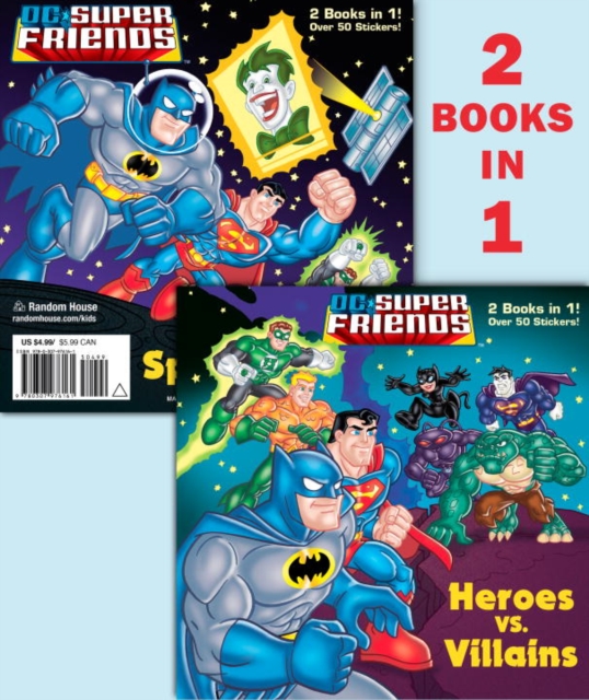 Heroes vs. Villains/Space Chase! (DC Super Friends), EPUB eBook