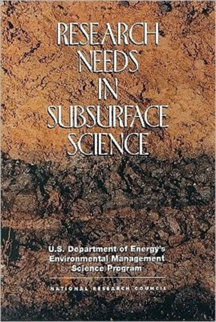 Research Needs in Subsurface Science, Paperback Book
