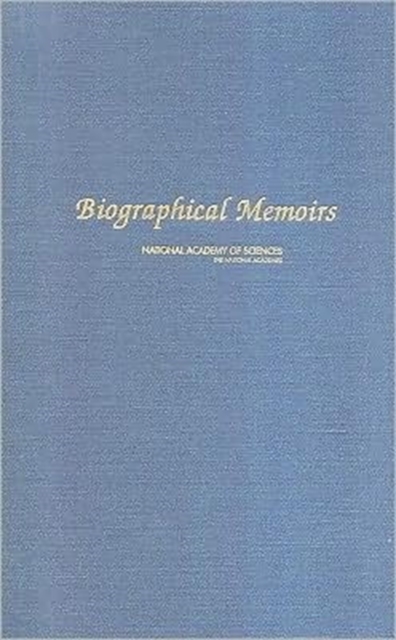 Biographical Memoirs : Volume 85, Paperback / softback Book