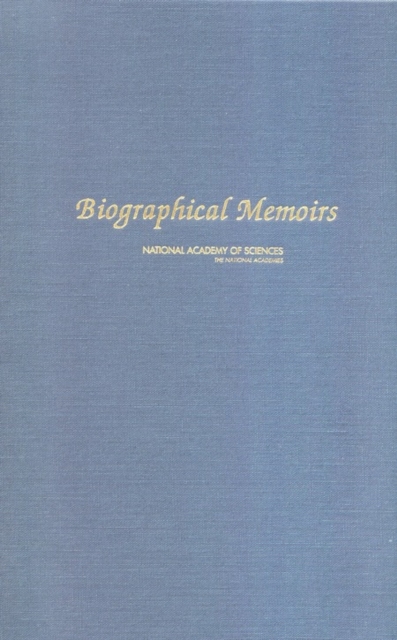 Biographical Memoirs : Volume 91, PDF eBook
