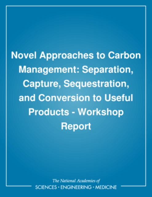 Novel Approaches to Carbon Management : Separation, Capture, Sequestration, and Conversion to Useful Products: Workshop Report, EPUB eBook