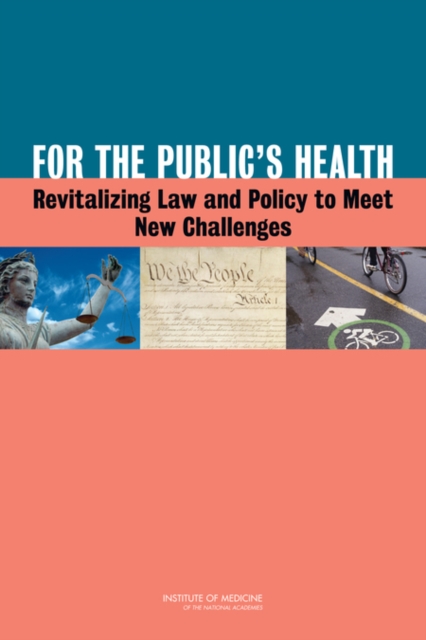 For the Public's Health : Revitalizing Law and Policy to Meet New Challenges, Paperback / softback Book