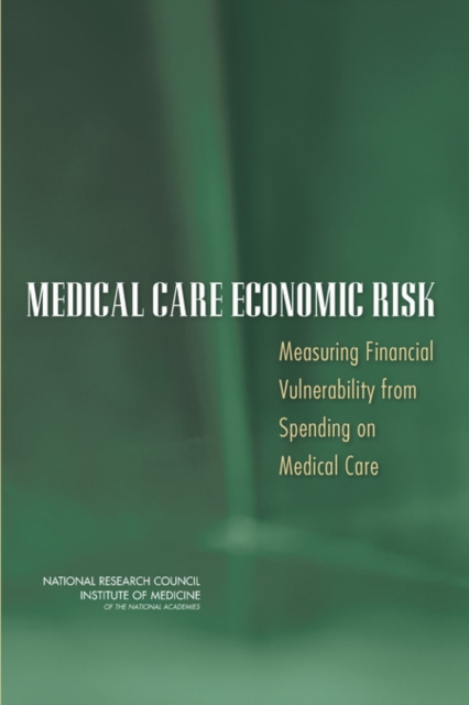 Medical Care Economic Risk : Measuring Financial Vulnerability from Spending on Medical Care, Paperback / softback Book