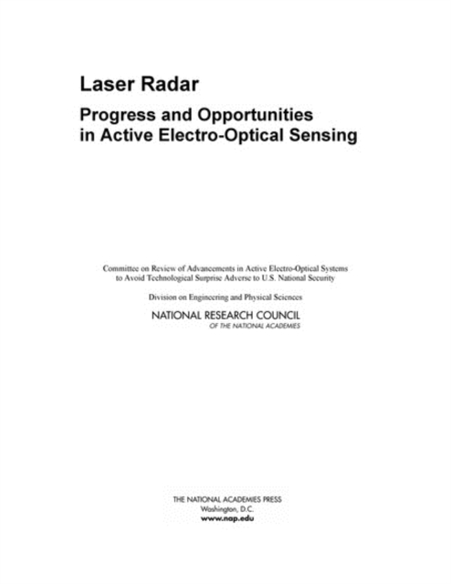 Laser Radar : Progress and Opportunities in Active Electro-Optical Sensing, EPUB eBook