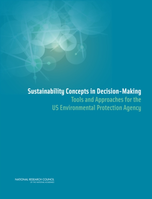 Sustainability Concepts in Decision-Making : Tools and Approaches for the US Environmental Protection Agency, PDF eBook