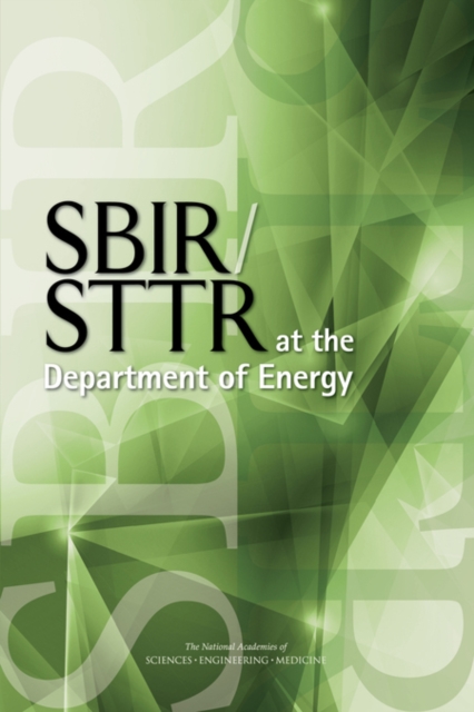SBIR/STTR at the Department of Energy, PDF eBook