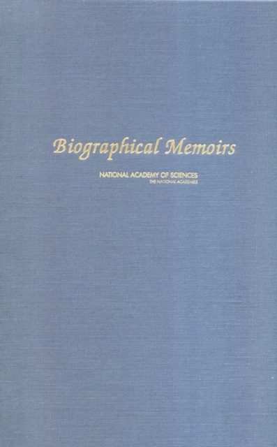 Biographical Memoirs : Volume 84, PDF eBook