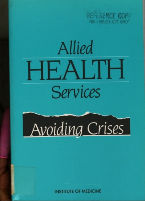 Allied Health Services : Avoiding Crises, PDF eBook