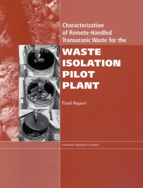 Characterization of Remote-Handled Transuranic Waste for the Waste Isolation Pilot Plant : Final Report, PDF eBook
