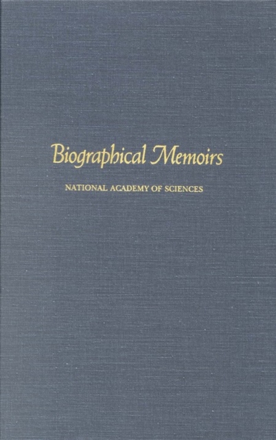 Biographical Memoirs : Volume 71, PDF eBook