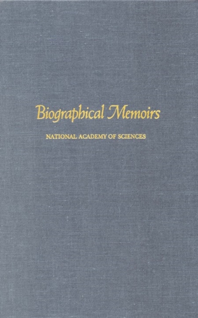 Biographical Memoirs : Volume 72, PDF eBook