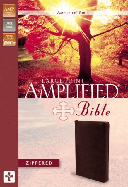 Amplified Zippered Collection Bible, Leather / fine binding Book