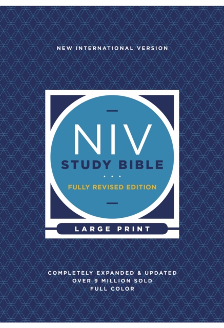 NIV Study Bible, Fully Revised Edition (Study Deeply. Believe Wholeheartedly.), Large Print, Hardcover, Red Letter, Comfort Print, Hardback Book