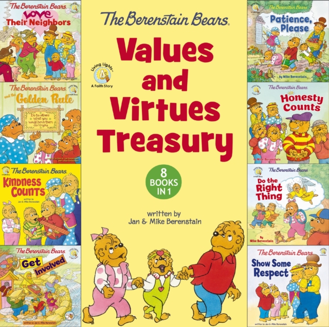 The Berenstain Bears Values and Virtues Treasury : 8 Books in 1, Hardback Book