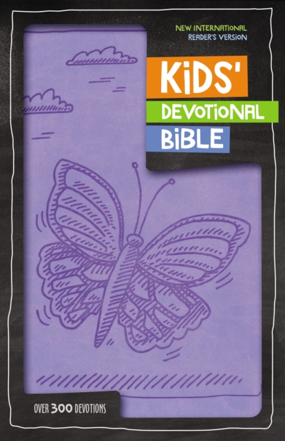 NIrV, Kids' Devotional Bible, Leathersoft, Lavender : Over 300 Devotions, Leather / fine binding Book
