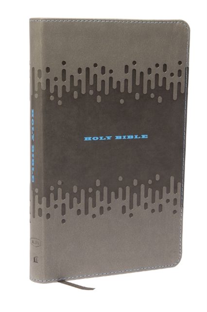 KJV, Bible for Kids, Leathersoft, Charcoal : Thinline Edition, Leather / fine binding Book