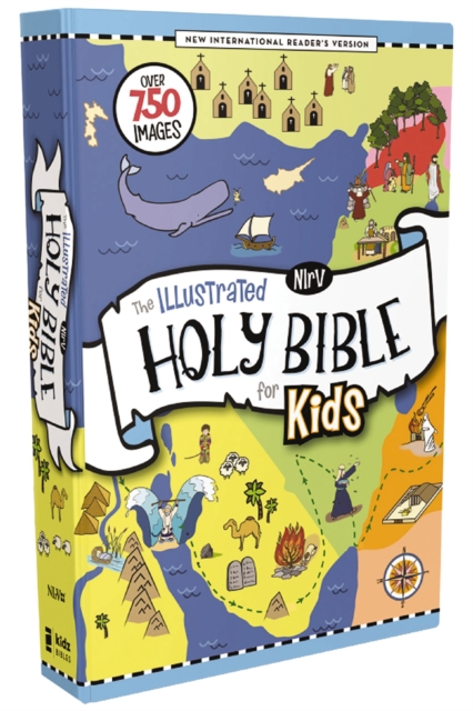 NIrV, The Illustrated Holy Bible for Kids, Hardcover, Full Color, Comfort Print : Over 750 Images, Hardback Book