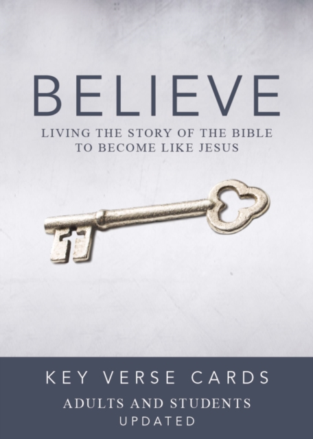Believe Key Verse Cards: Adult/Student, Miscellaneous print Book