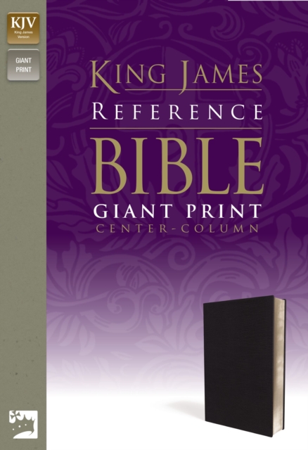 KJV, Reference Bible, Giant Print, Imitation Leather, Navy, Red Letter Edition, Leather / fine binding Book