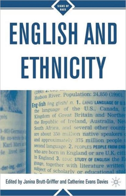 English and Ethnicity, Paperback / softback Book