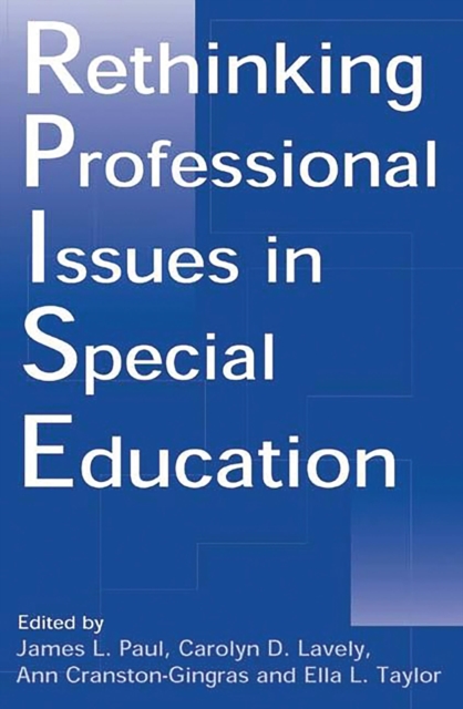Rethinking Professional Issues in Special Education, PDF eBook