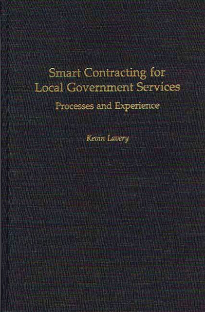 Smart Contracting for Local Government Services : Processes and Experience, PDF eBook