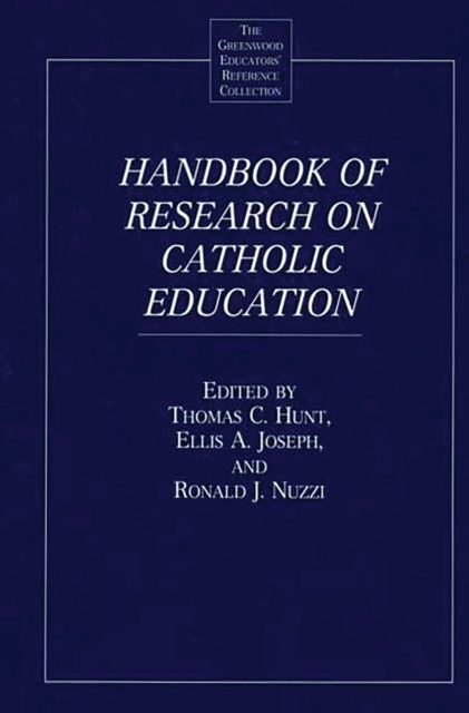Handbook of Research on Catholic Education, PDF eBook