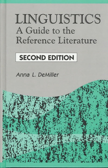 Linguistics : A Guide to the Reference Literature, PDF eBook