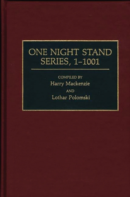 One Night Stand Series, 1-1001, Hardback Book