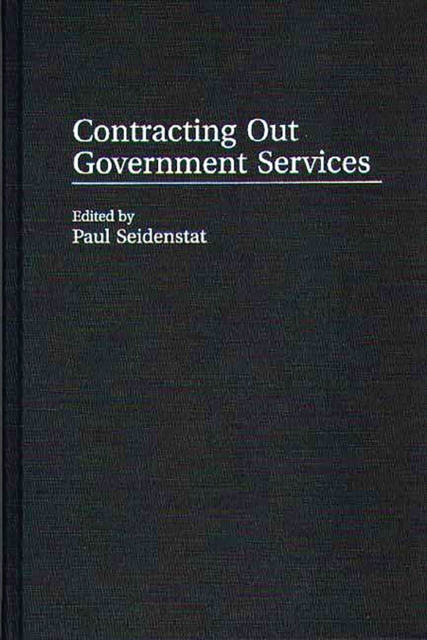 Contracting Out Government Services, PDF eBook