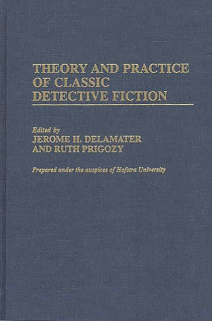 Theory and Practice of Classic Detective Fiction, PDF eBook