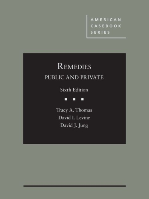 Remedies, Public and Private, Hardback Book