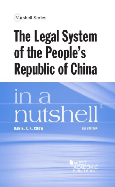 The Legal System of the People's Republic of China in a Nutshell, Paperback / softback Book