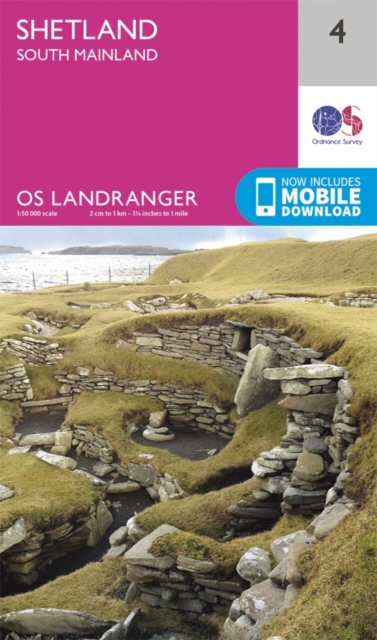Shetland - South Mainland, Sheet map, folded Book