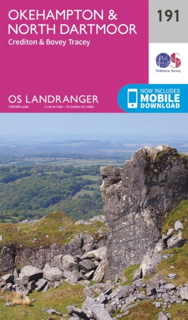 Okehampton & North Dartmoor, Sheet map, folded Book