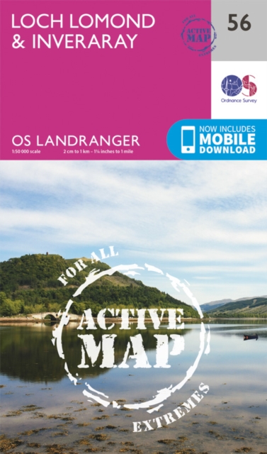 Loch Lomond & Inveraray, Sheet map, folded Book
