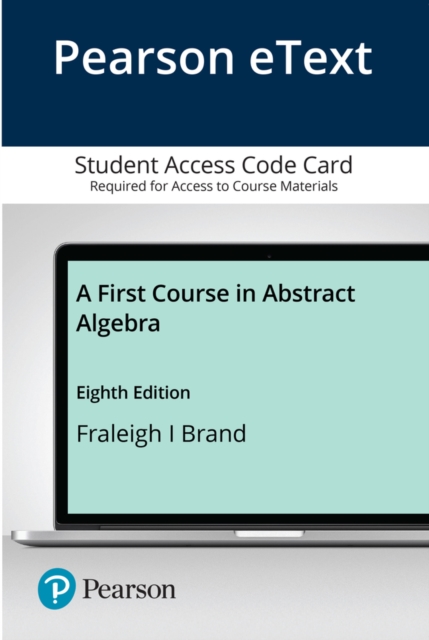 First Course in Abstract Algebra, A, Digital product license key Book
